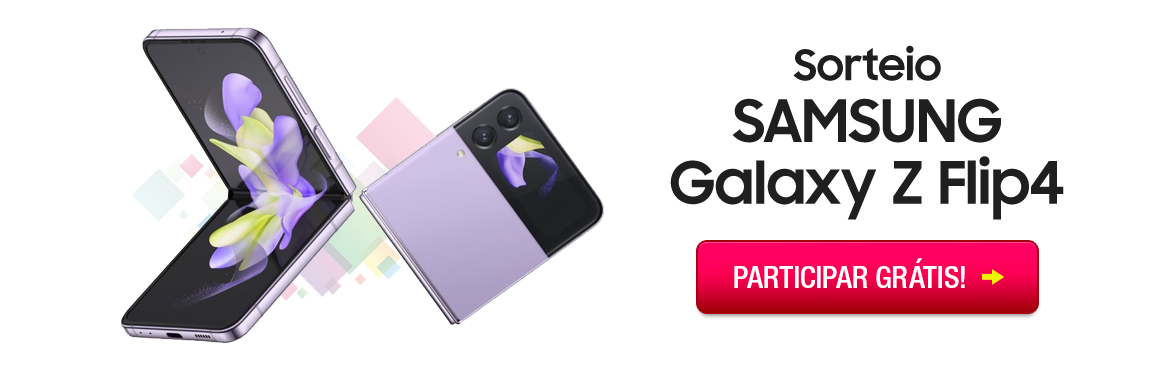 Sorteio Samsung Galaxy Z Flip4